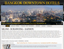 Tablet Screenshot of bangkokdowntownhotels.com